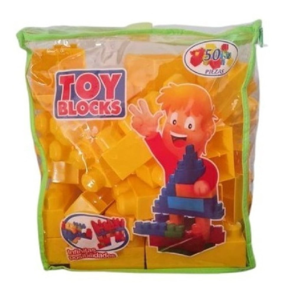 Foto 3 pulgar | Bloques De Construcción Mega Blocks 50 Unidades Color Amarillo - Venta Internacional