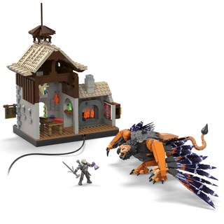 Foto 2 | Set De Juguetes De Construcción Mega The Witcher Geralt's Griffin Hunt 1170 Piezas - Venta Internacional