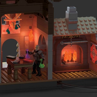 Foto 5 | Set De Juguetes De Construcción Mega The Witcher Geralt's Griffin Hunt 1170 Piezas - Venta Internacional