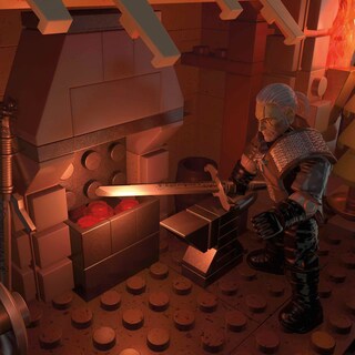 Foto 7 | Set De Juguetes De Construcción Mega The Witcher Geralt's Griffin Hunt 1170 Piezas - Venta Internacional