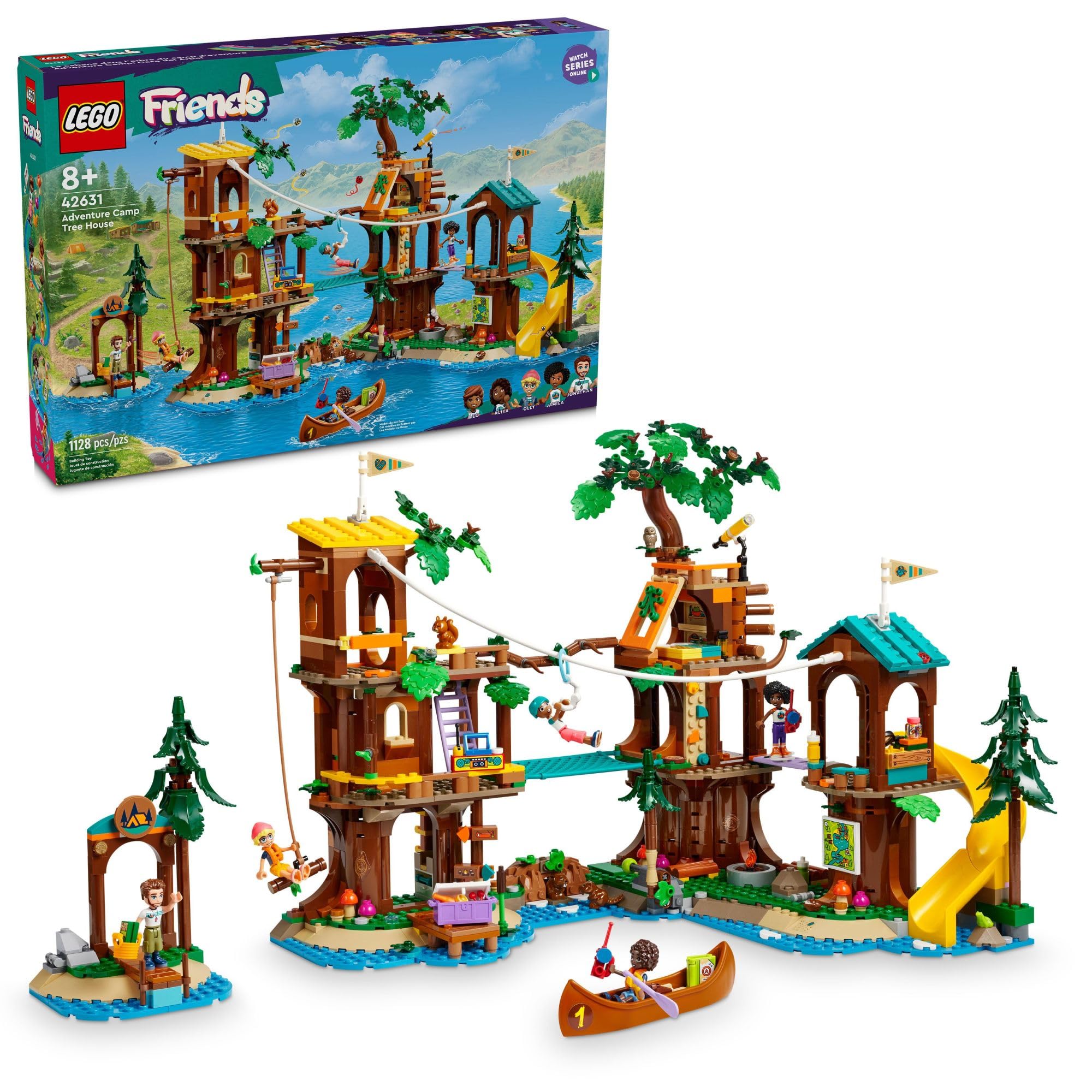 Foto 2 pulgar | Casa en Árbol de Juguete Lego Friends Adventure Camp con Muñecas - Venta Internacional