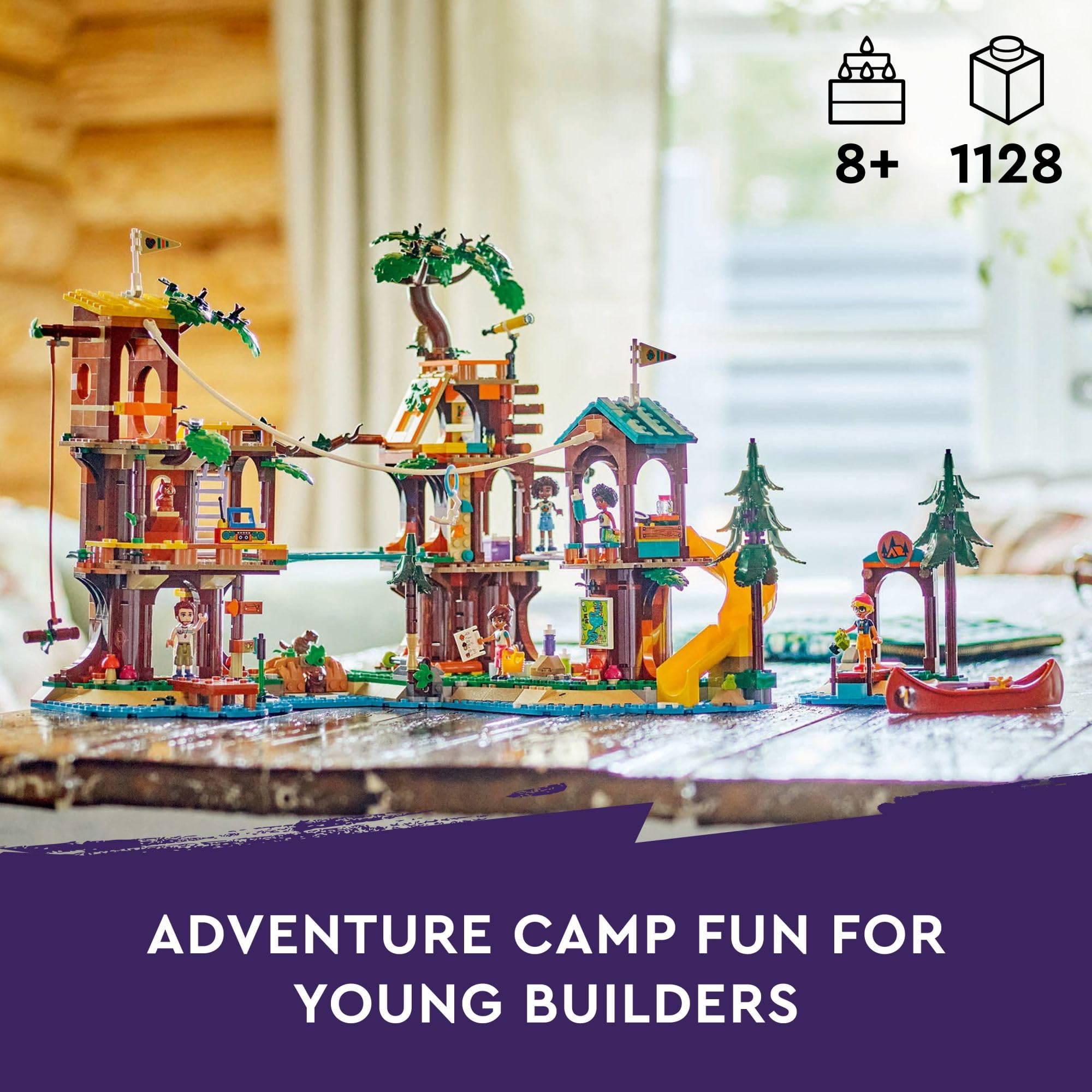 Foto 3 pulgar | Casa en Árbol de Juguete Lego Friends Adventure Camp con Muñecas - Venta Internacional