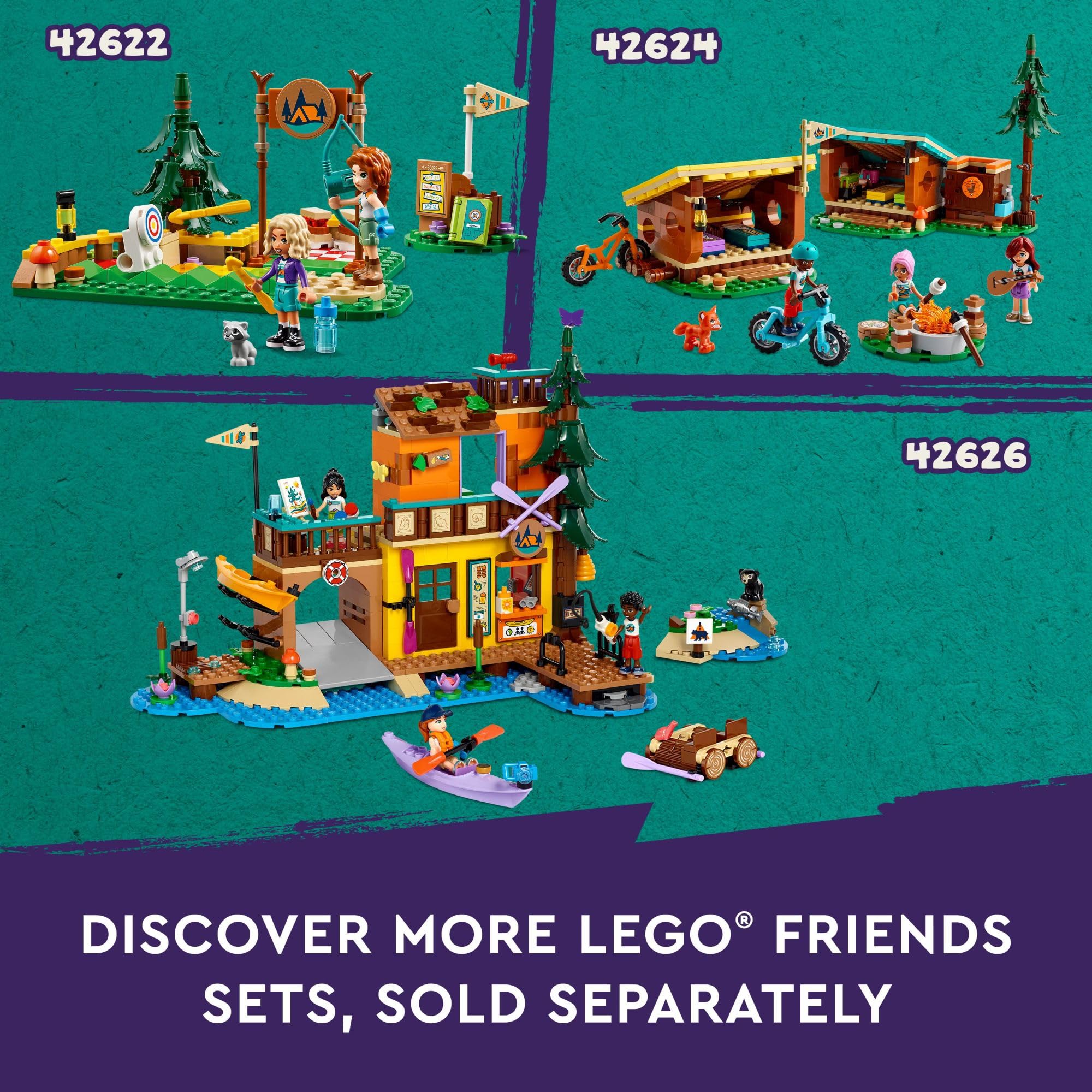 Foto 6 | Casa en Árbol de Juguete Lego Friends Adventure Camp con Muñecas - Venta Internacional