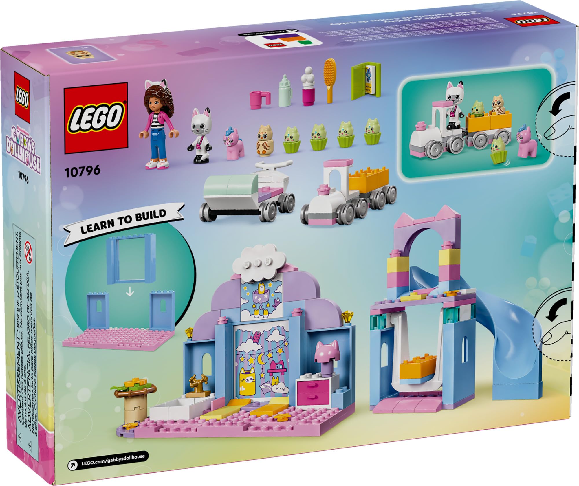 Foto 7 pulgar | Set Lego Gabby's Dollhouse Gabby's Kitty Care Ear Animal - Venta Internacional