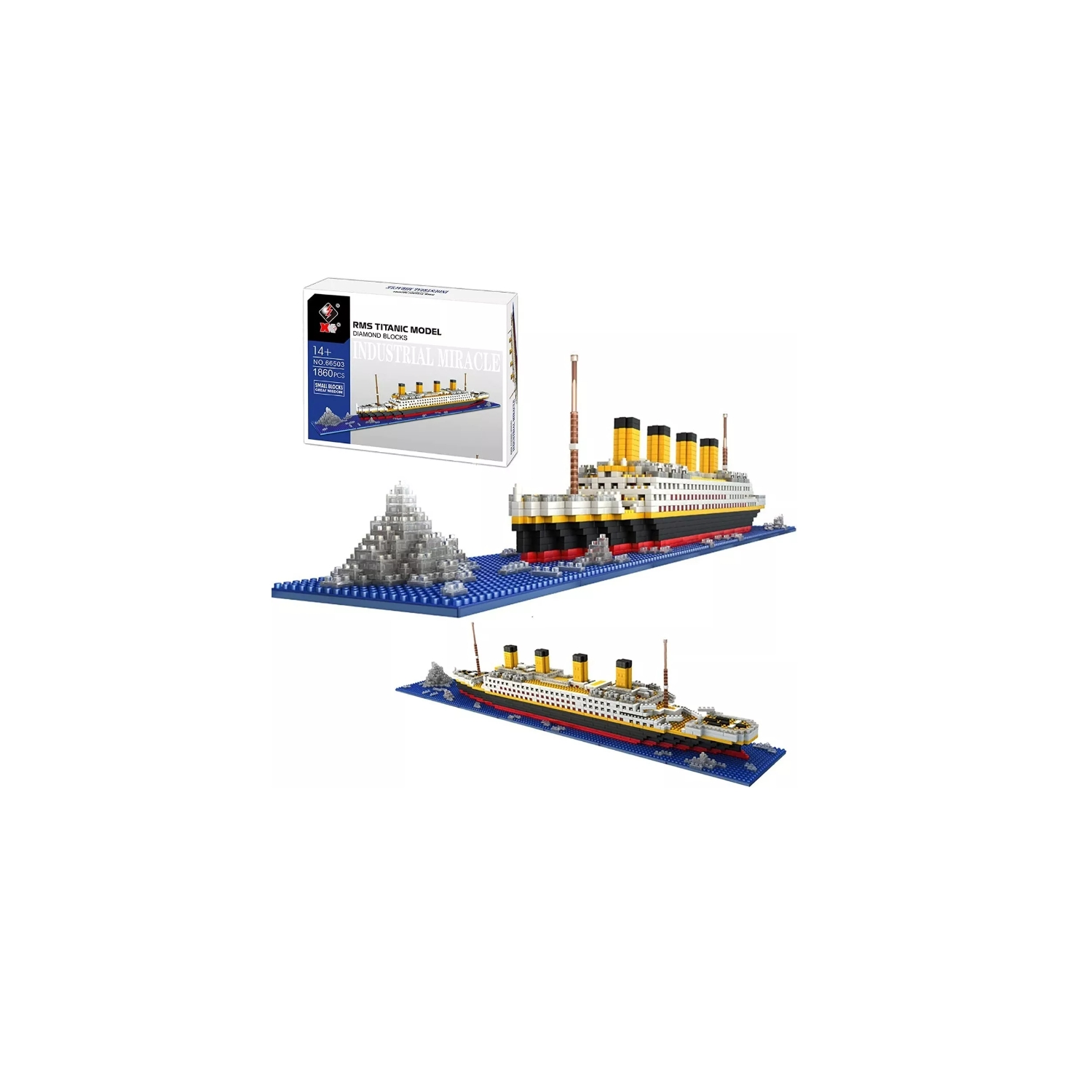 Foto 2 pulgar | Set de Construcción Titanic Modelo 3d 1860 Piezas con Caja - Venta Internacional
