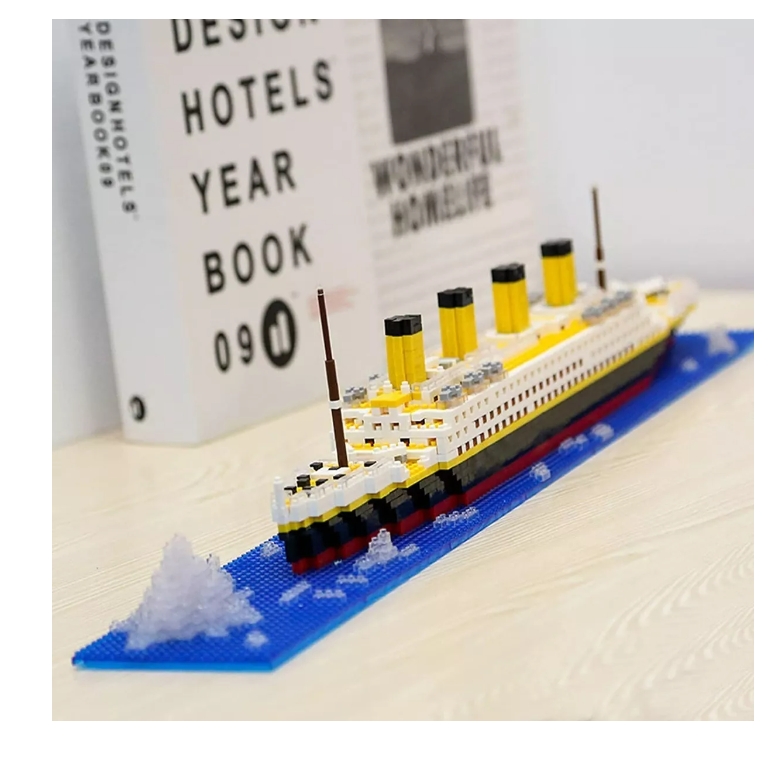 Foto 4 pulgar | Set de Construcción Titanic Modelo 3d 1860 Piezas con Caja - Venta Internacional