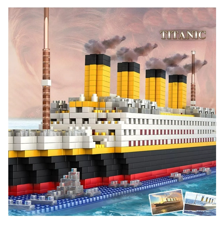 Foto 7 pulgar | Set de Construcción Titanic Modelo 3d 1860 Piezas con Caja - Venta Internacional