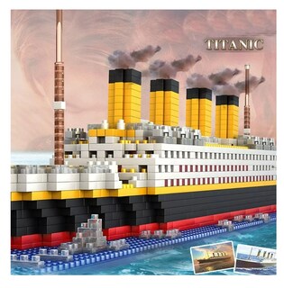 Foto 6 | Set de Construcción Titanic Modelo 3d 1860 Piezas con Caja - Venta Internacional