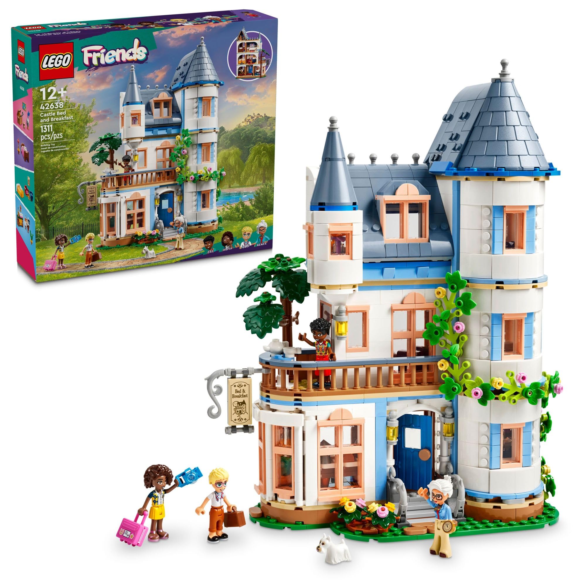 Toy LEGO Friends Castle Bed And Breakfast Hotel 42638 - Venta Internacional