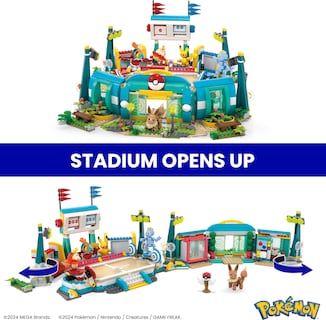 Foto 3 | Set de Juguetes de Construcción Mega Pokémon Training Stadium 1101 Piezas - Venta Internacional