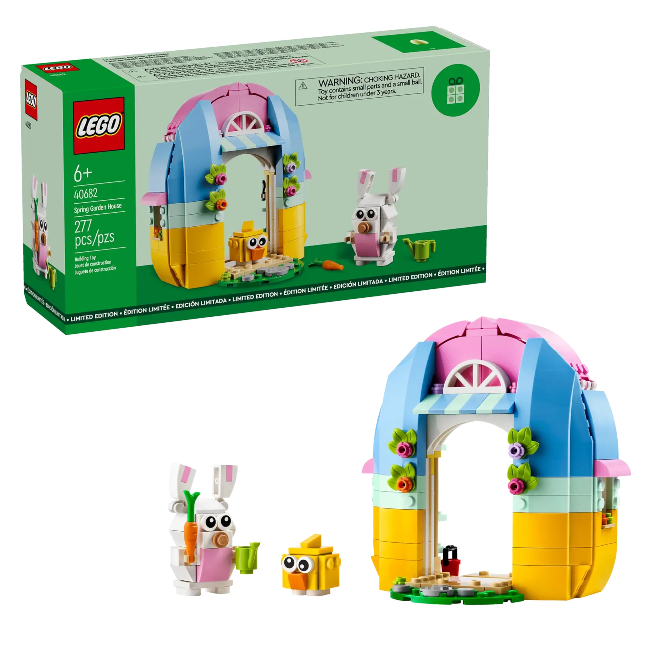 Juguete LEGO Jardín Primaveral 40682 con Conejo y Pollito - Venta Internacional