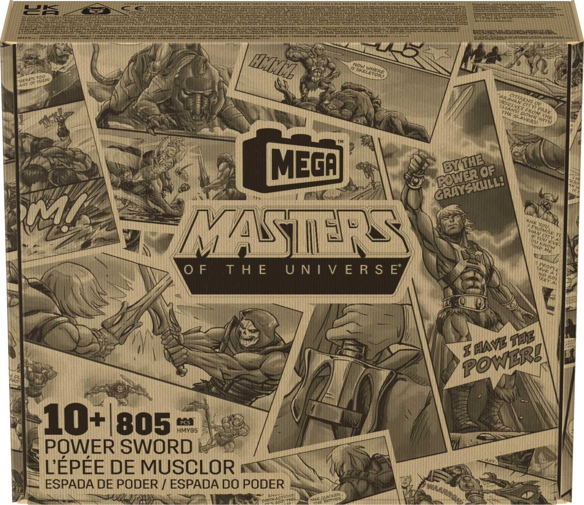 Foto 7 pulgar | Set de Juguetes de Construcción Mega Masters Of The Universe Con Power Sword - Venta Internacional