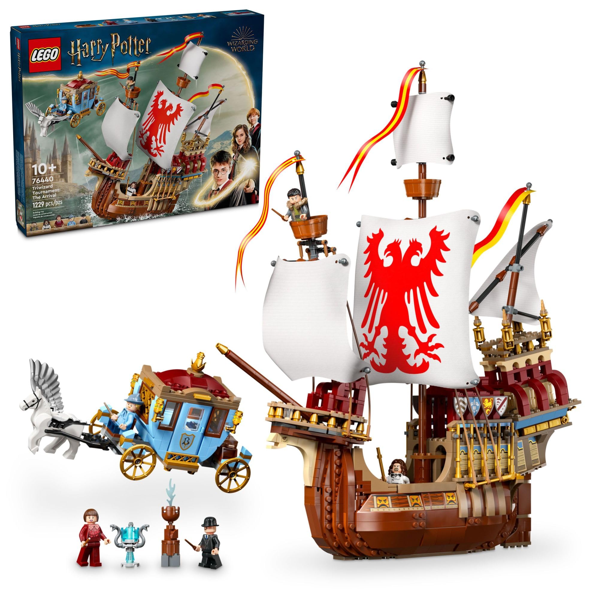 Foto 2 pulgar | Torneo de Tres Magos Harry Potter De Juguete LEGO 76440 Con Barco - Venta Internacional