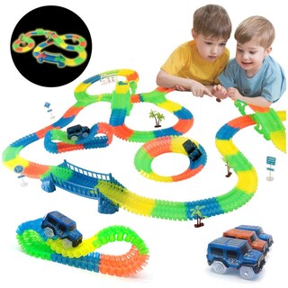 Foto 2 | Pista Luminosa y Flexible 128 Piezas Led para Niños - Venta Internacional