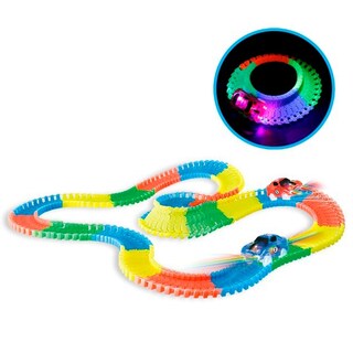 Foto 3 | Pista Luminosa y Flexible 128 Piezas Led para Niños - Venta Internacional