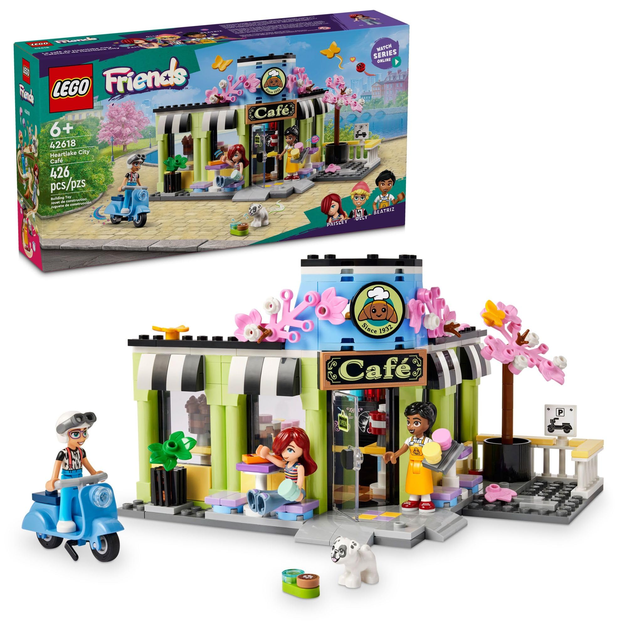 Foto 2 pulgar | Set de Construcción Lego Friends Heartlake City Café Shop 42618 - Venta Internacional