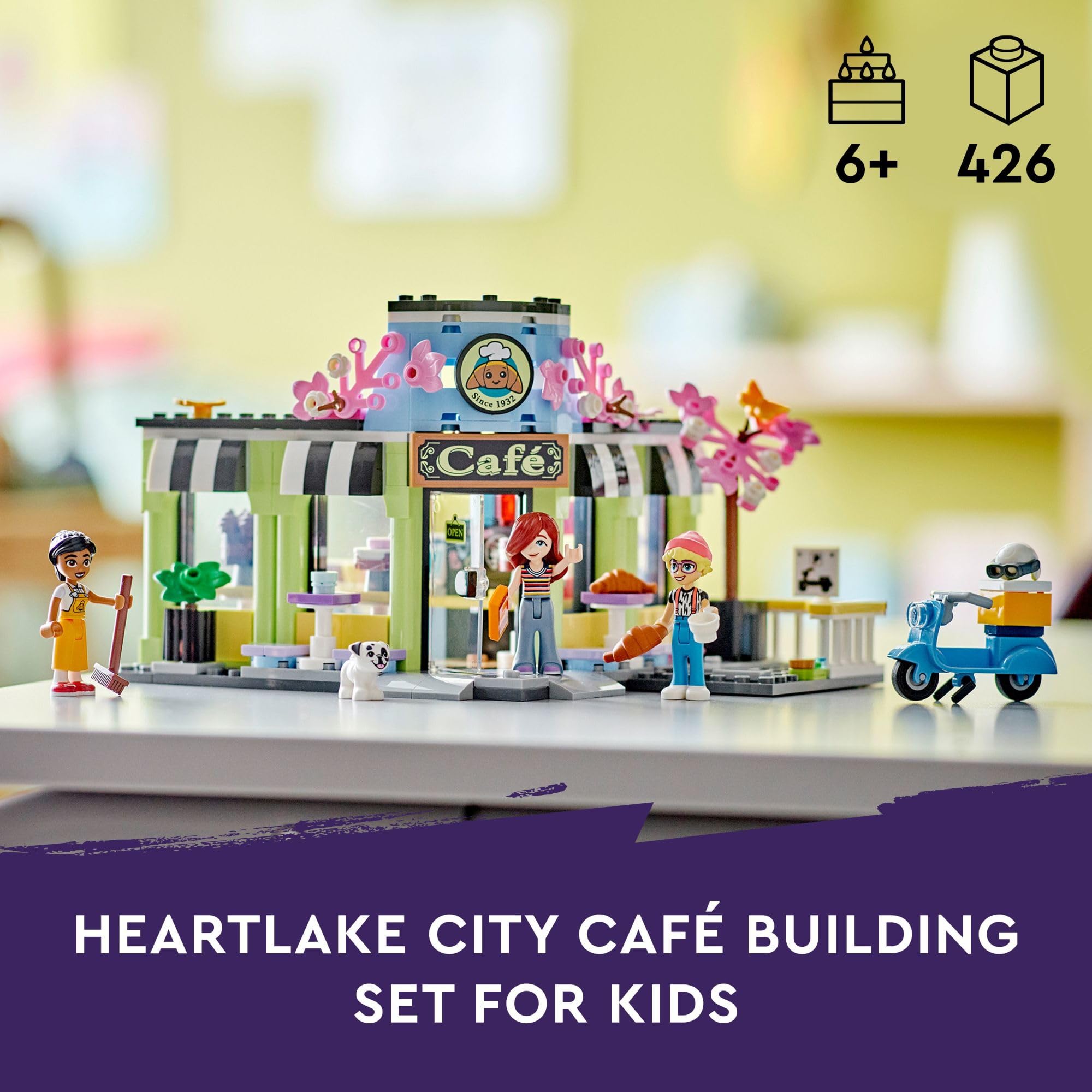 Foto 3 pulgar | Set de Construcción Lego Friends Heartlake City Café Shop 42618 - Venta Internacional