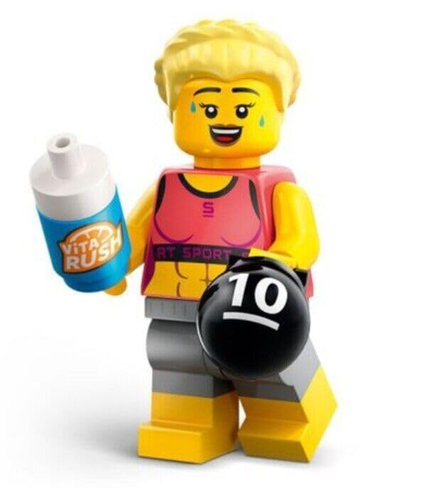 Minifigura LEGO Instructora de Acondicionamiento Físico Series 25 - Venta Internacional