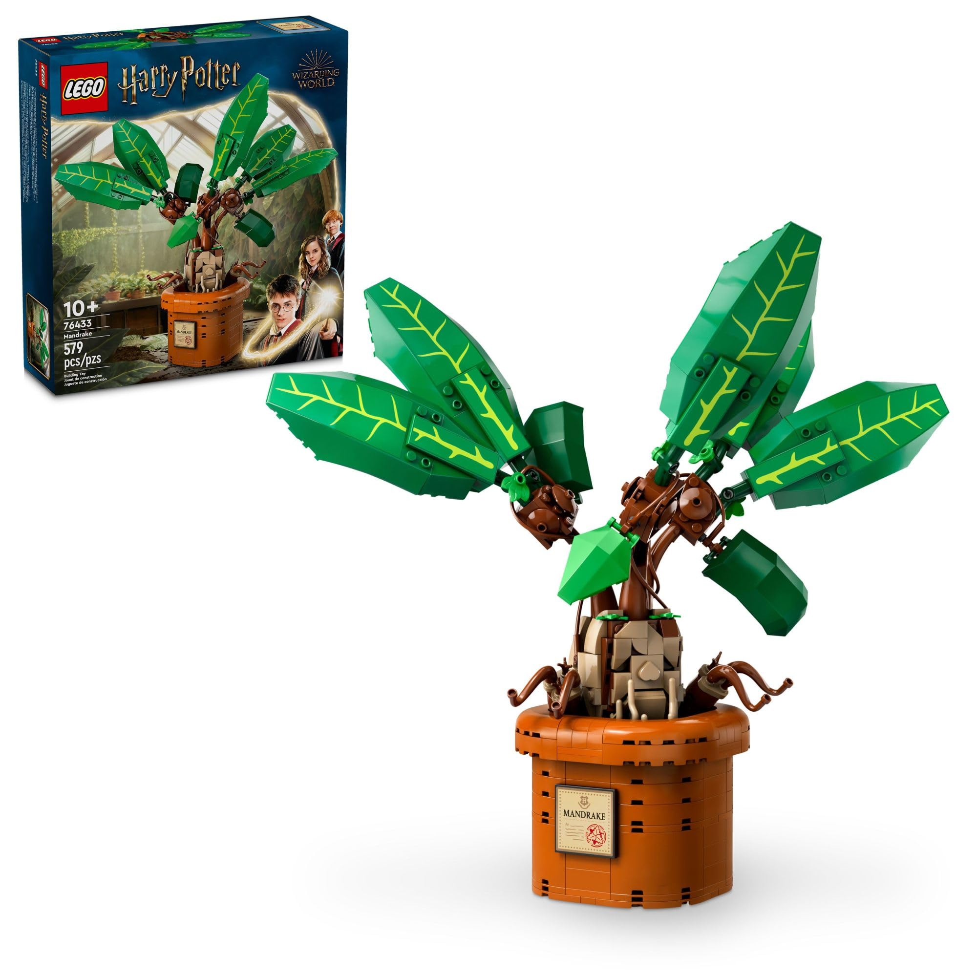 Figura y Maceta Lego de Harry Potter con Forma de Mandrágora de Juguete 76433 - Venta Internacional