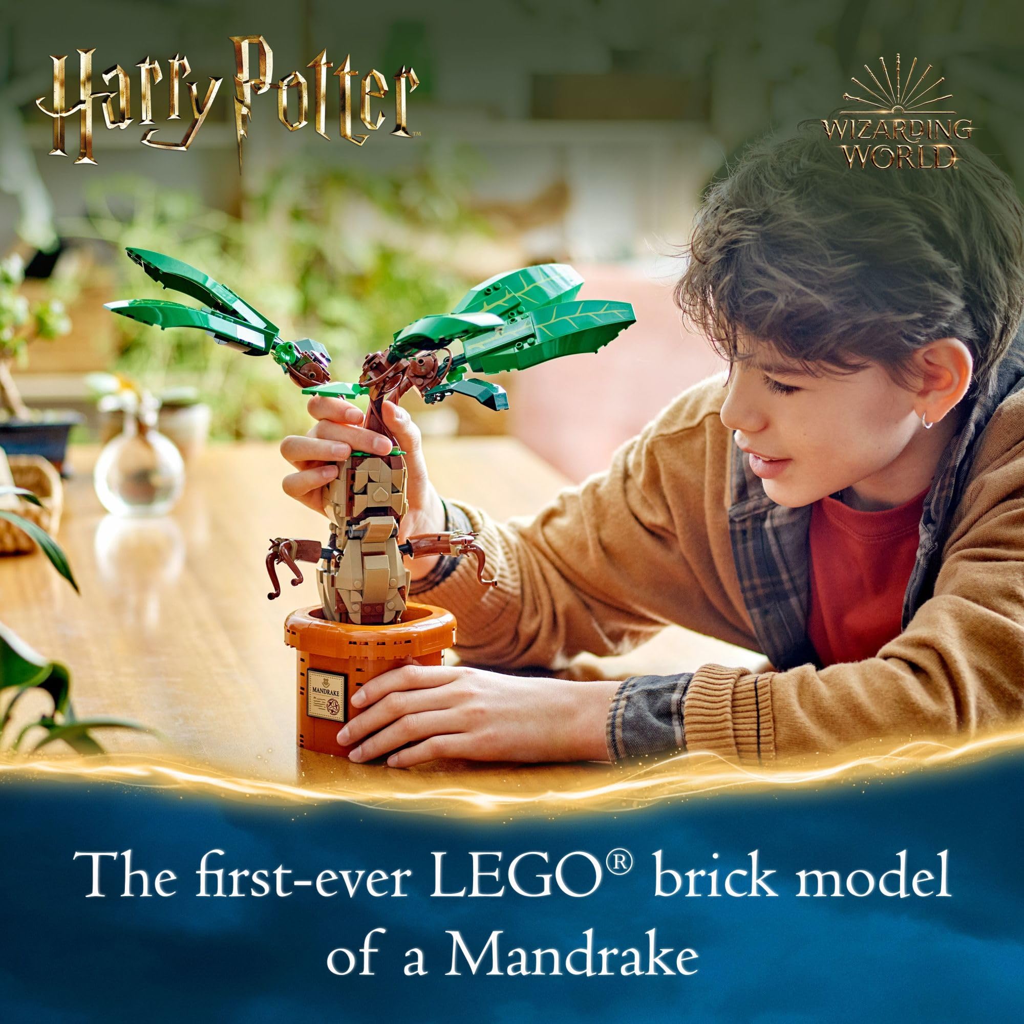 Foto 3 pulgar | Figura y Maceta Lego de Harry Potter con Forma de Mandrágora de Juguete 76433 - Venta Internacional