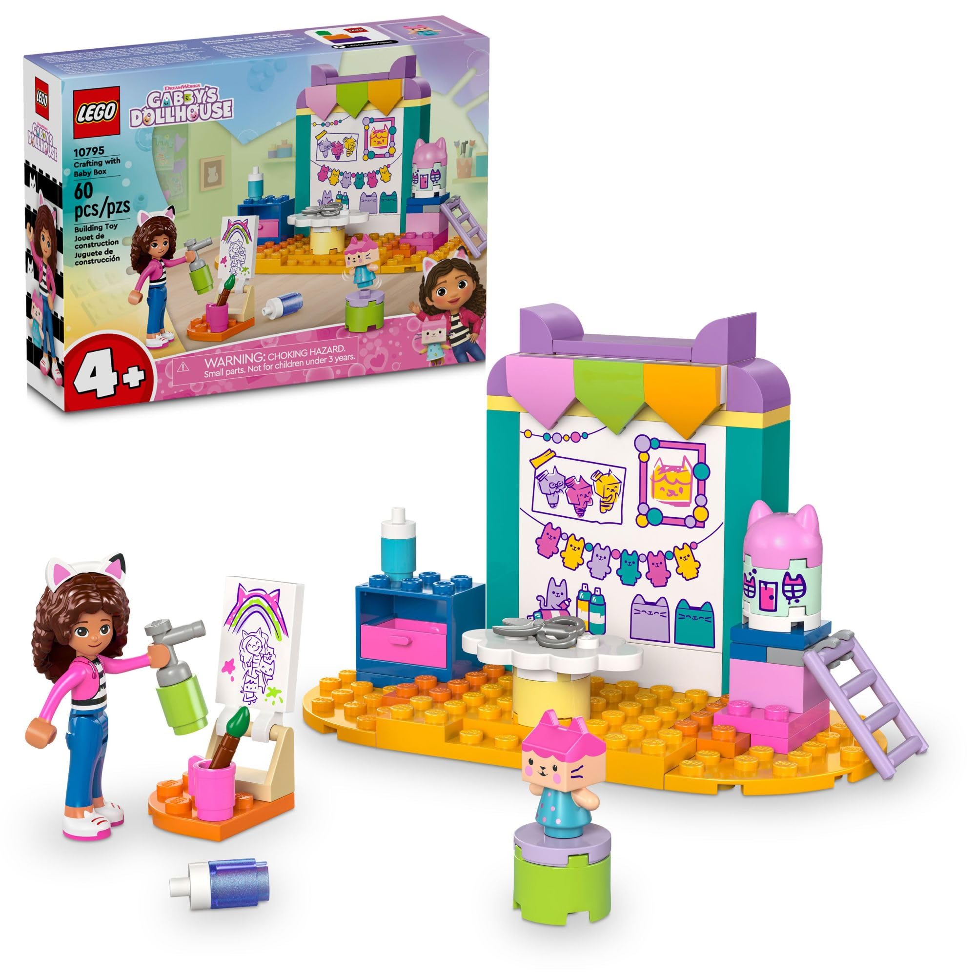 Set de Juego Lego Gabby's Dollhouse Crafting con Caja para Bebés - Venta Internacional