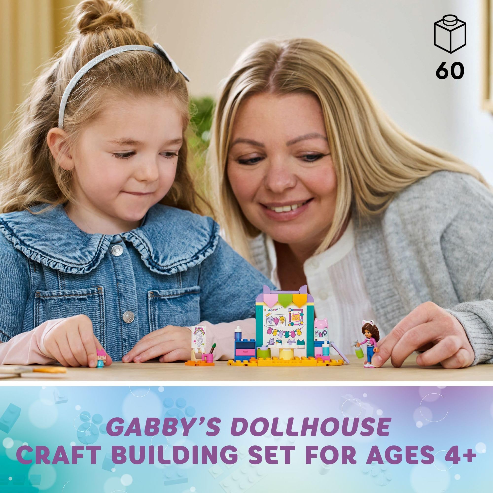 Foto 3 pulgar | Set de Juego Lego Gabby's Dollhouse Crafting con Caja para Bebés - Venta Internacional