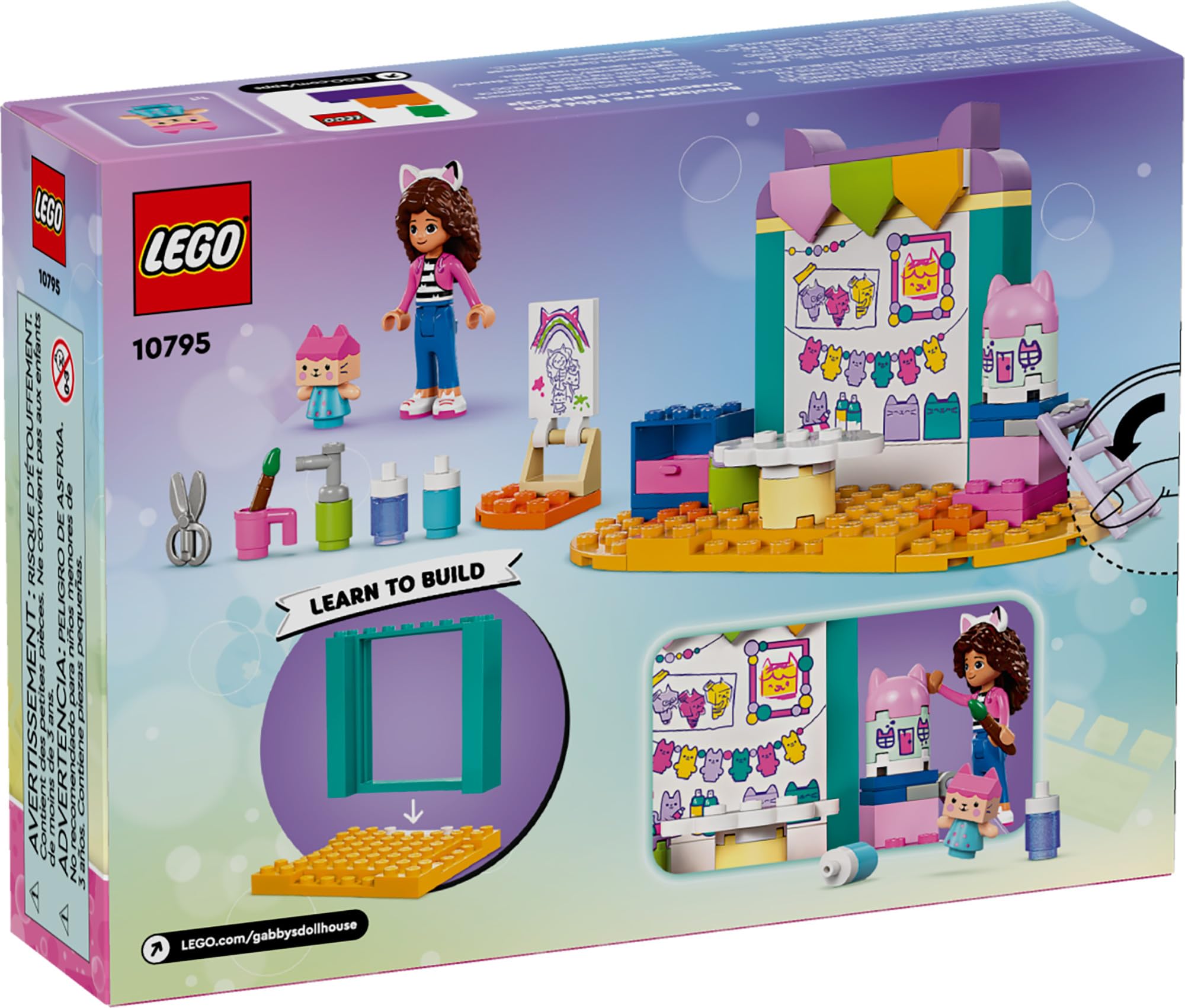 Foto 7 pulgar | Set de Juego Lego Gabby's Dollhouse Crafting con Caja para Bebés - Venta Internacional