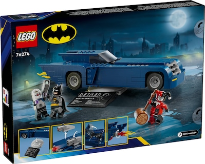 Foto 6 | Set LEGO 76274 DC Batman En Batmóvil Contra Harley Quinn Y Mr. Freeze - Venta Internacional