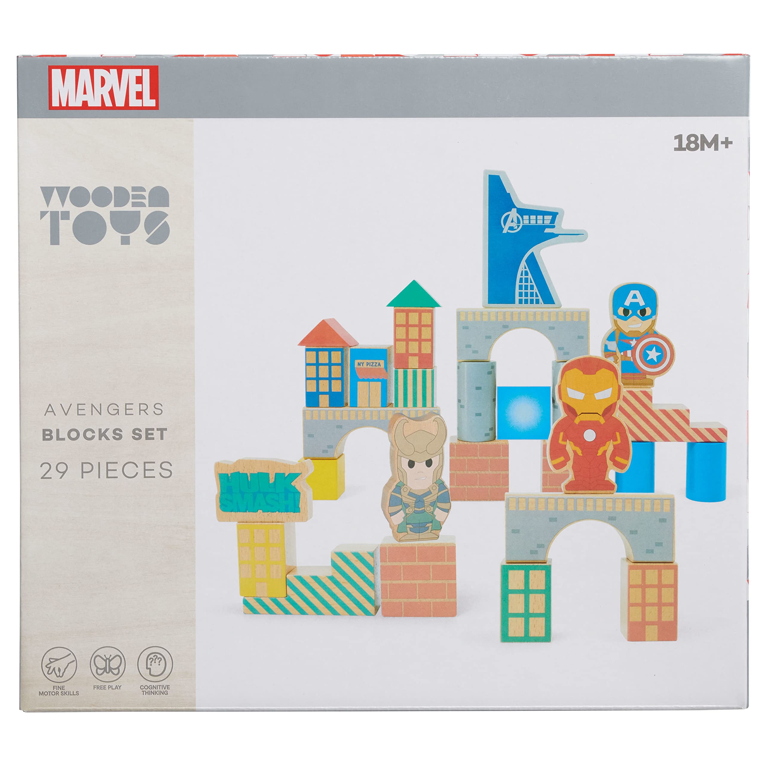 Foto 4 pulgar | Bloques de Construcción Just Play Disney Marvel Avengers 29 Piezas - Venta Internacional