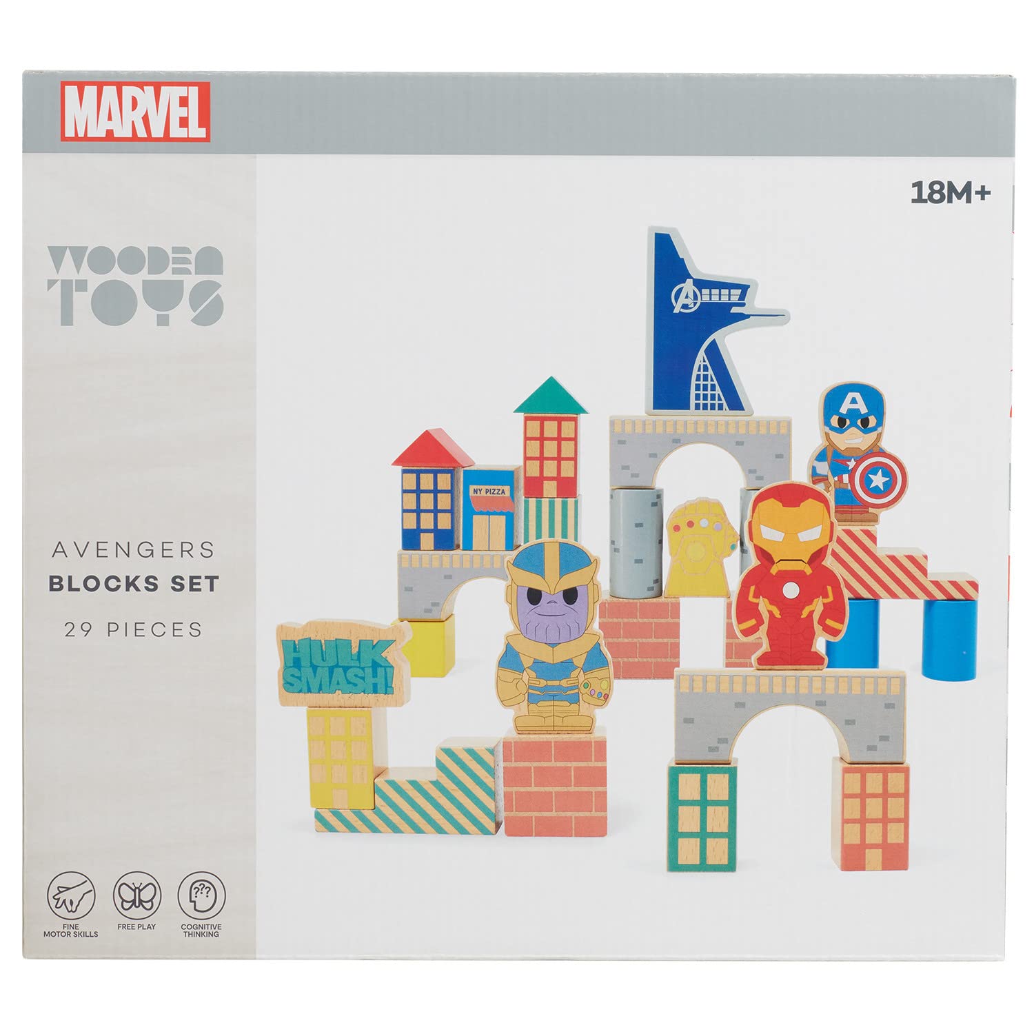 Foto 6 pulgar | Bloques de Construcción Just Play Disney Marvel Avengers 29 Piezas - Venta Internacional