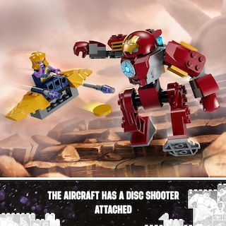 Foto 6 | Set de Juguetes de Construcción Lego Marvel Iron Man Hulkbuster vs Thanos - Venta Internacional