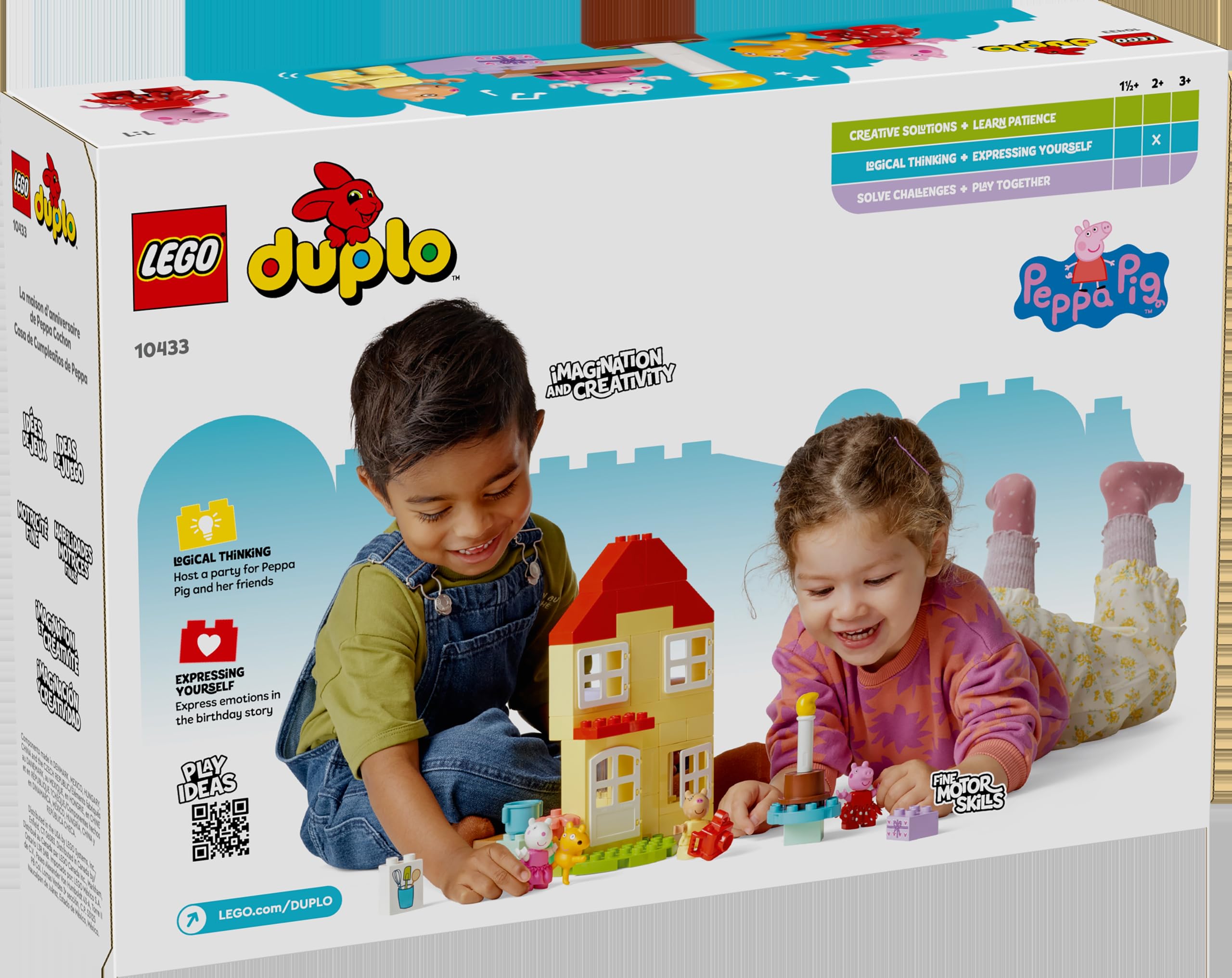 Foto 7 pulgar | Playset LEGO Duplo Casa de Cumpleaños De Peppa Pig 10433 Con 3 Figuras - Venta Internacional