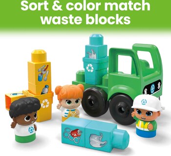 Foto 5 | Set de Juguetes con Bloques de Construcción Mega Bloks Fisher-price Green Town - Venta Internacional