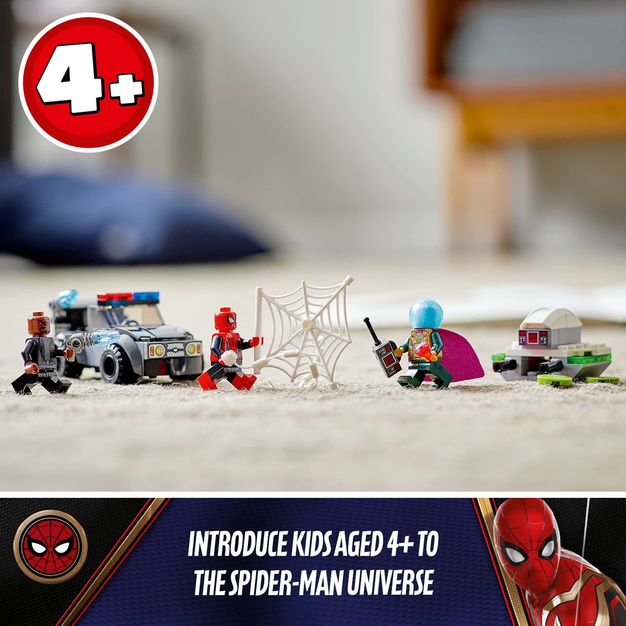 Foto 3 pulgar | Kit de Construcción Lego Marvel Spider-man Contra el Dron de Mysterio - Venta Internacional