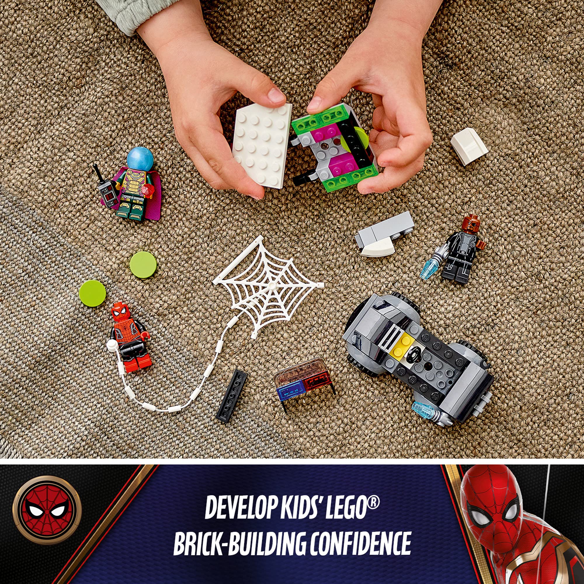 Foto 4 pulgar | Kit de Construcción Lego Marvel Spider-man Contra el Dron de Mysterio - Venta Internacional