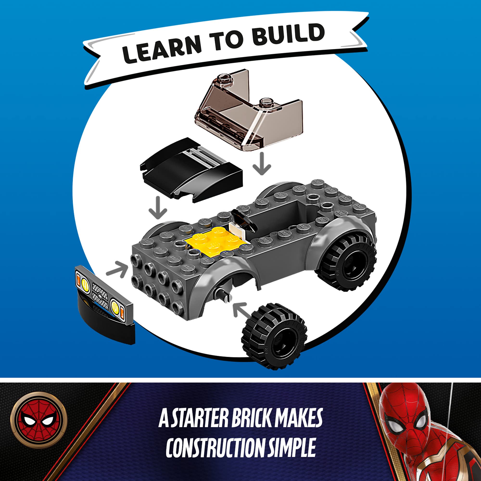 Foto 5 pulgar | Kit de Construcción Lego Marvel Spider-man Contra el Dron de Mysterio - Venta Internacional