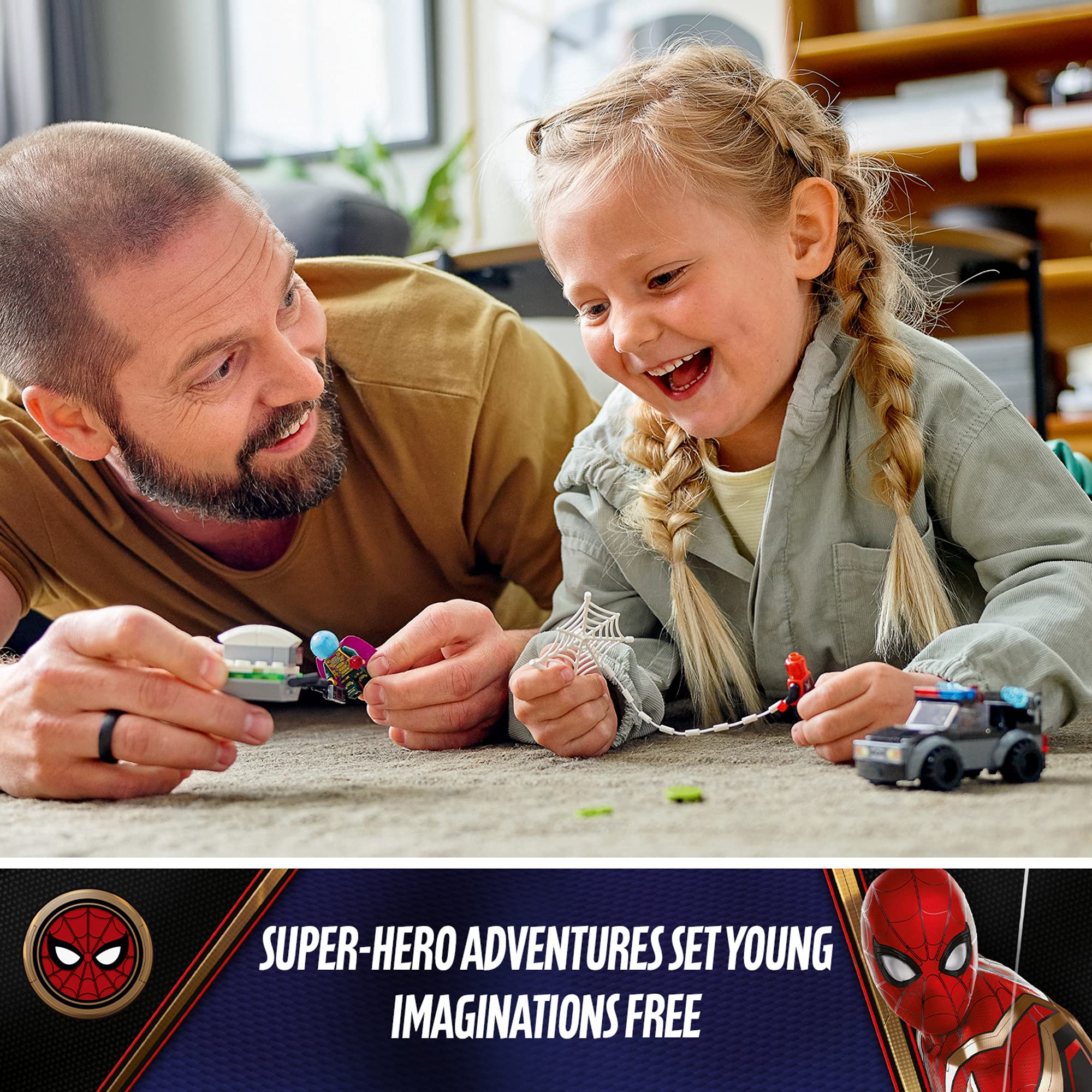 Foto 5 | Kit de Construcción Lego Marvel Spider-man Contra el Dron de Mysterio - Venta Internacional