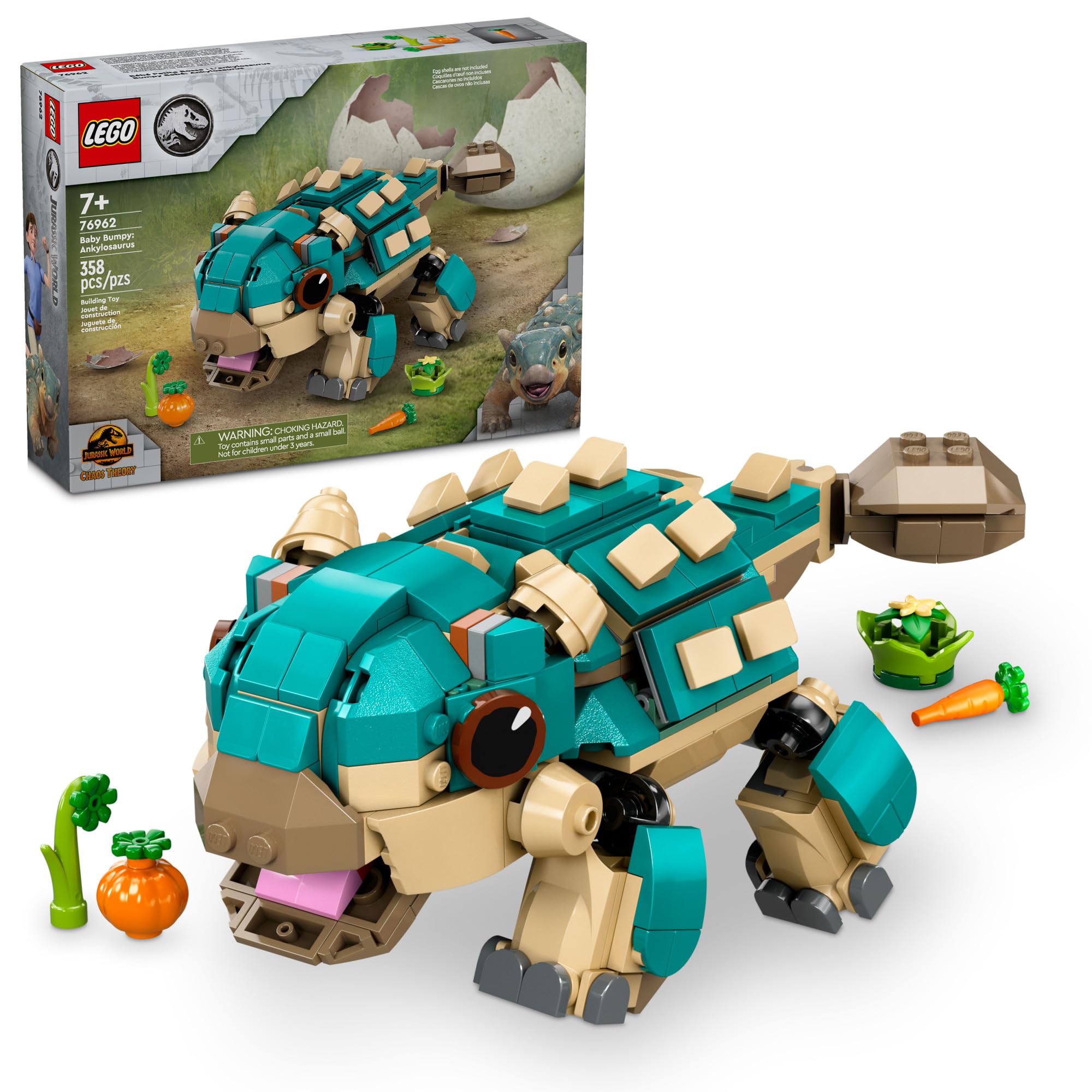 Juguete LEGO Jurassic World Baby Bumpy Ankylosaurus 76962 - Venta Internacional $904