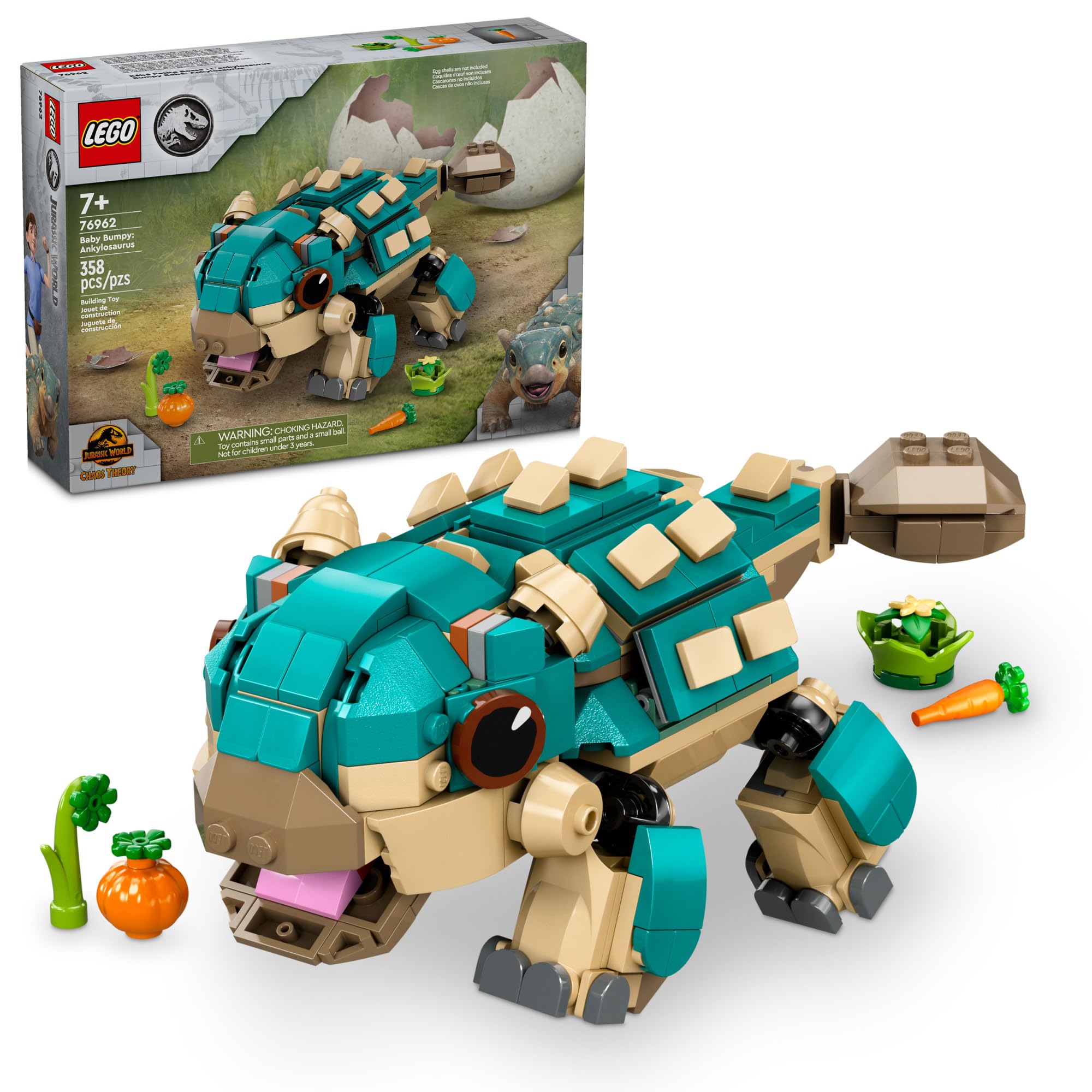 Foto 2 pulgar | Juguete LEGO Jurassic World Baby Bumpy Ankylosaurus 76962 - Venta Internacional