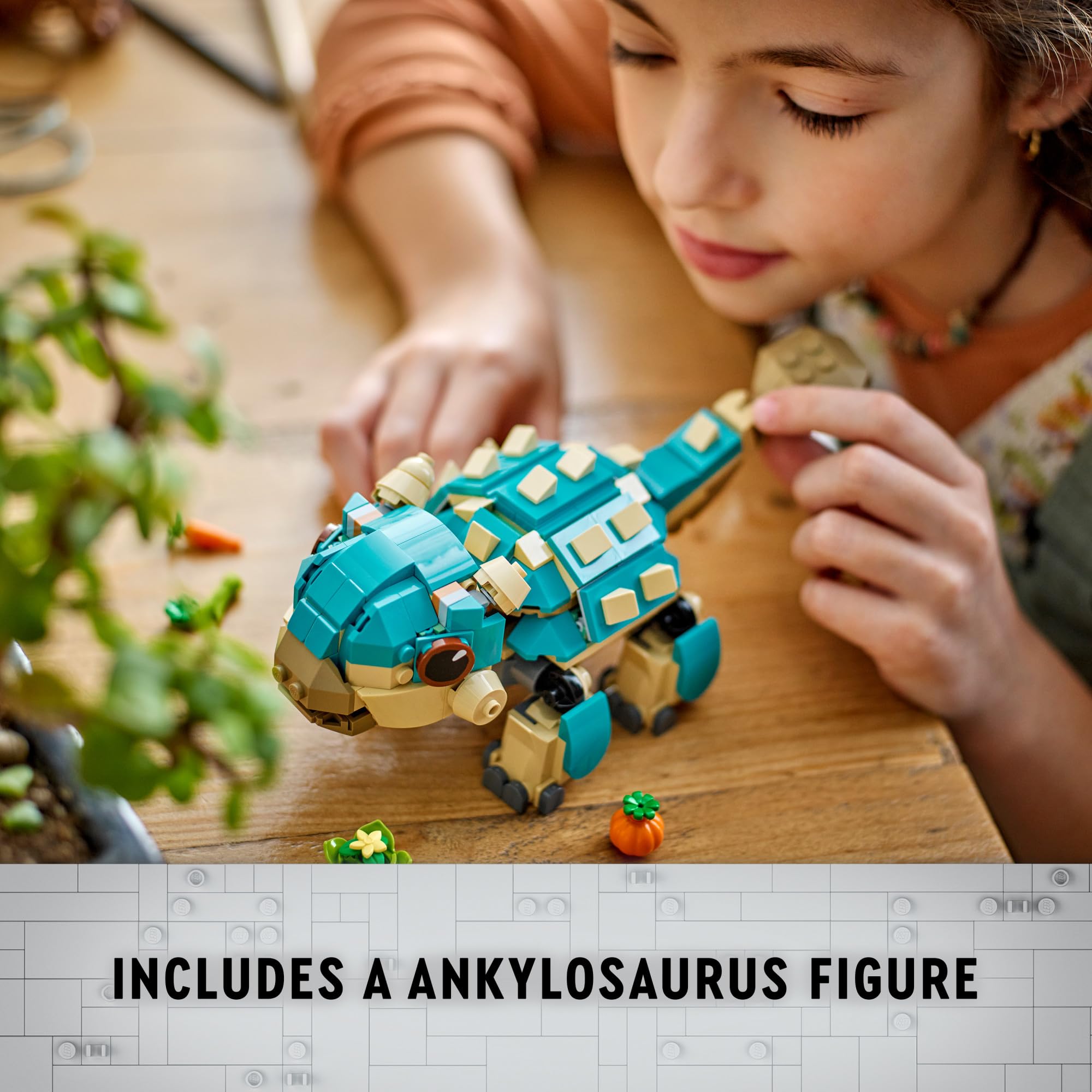 Foto 7 pulgar | Juguete LEGO Jurassic World Baby Bumpy Ankylosaurus 76962 - Venta Internacional