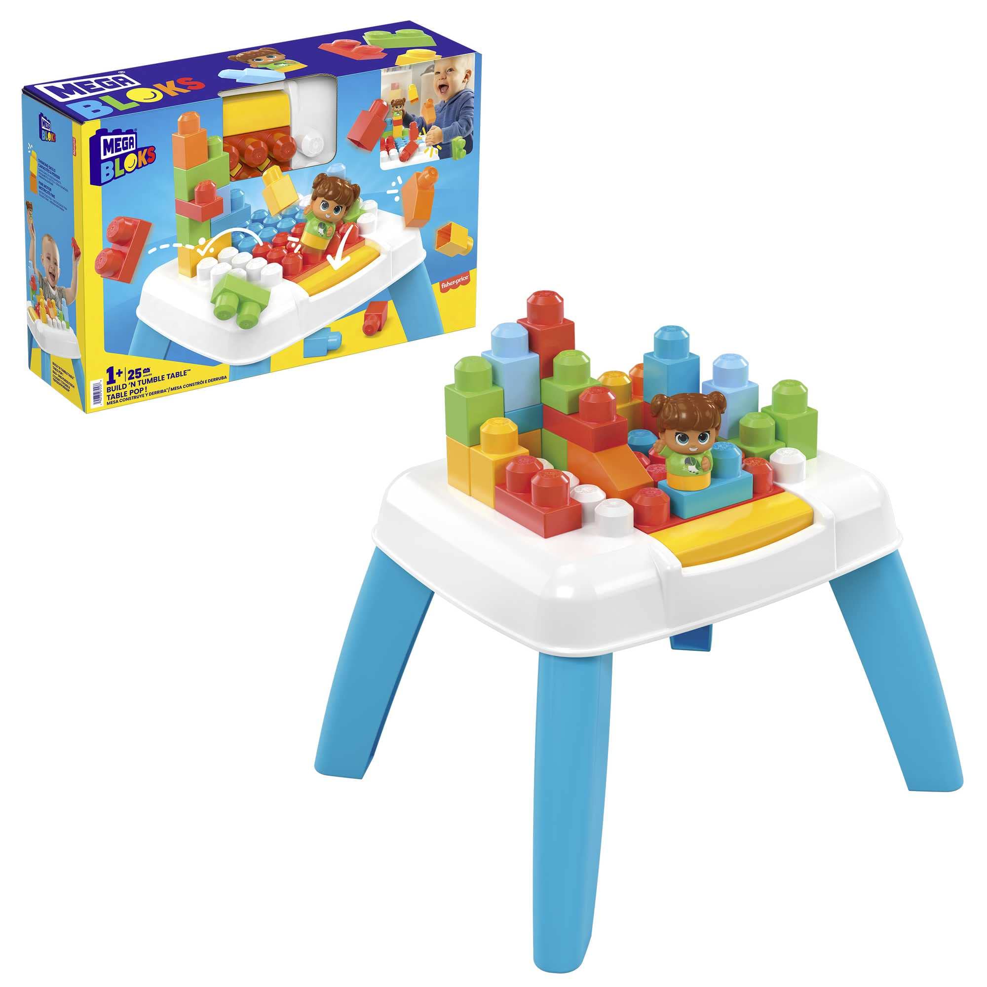 Foto 2 pulgar | Bloques de Construcción Mega Bloks Fisher-Price Build N Tumble  - Venta Internacional