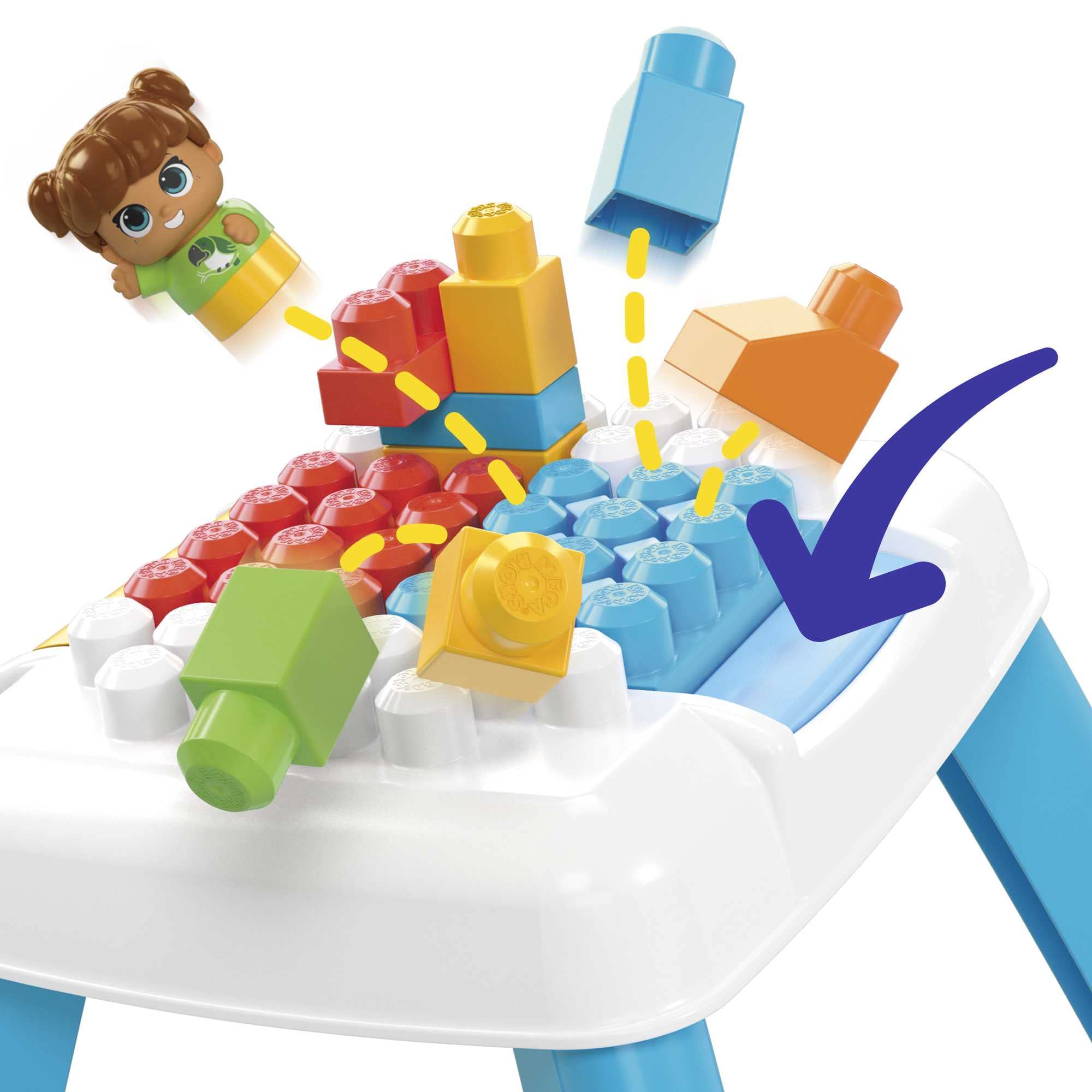 Foto 4 | Bloques de Construcción Mega Bloks Fisher-Price Build N Tumble  - Venta Internacional