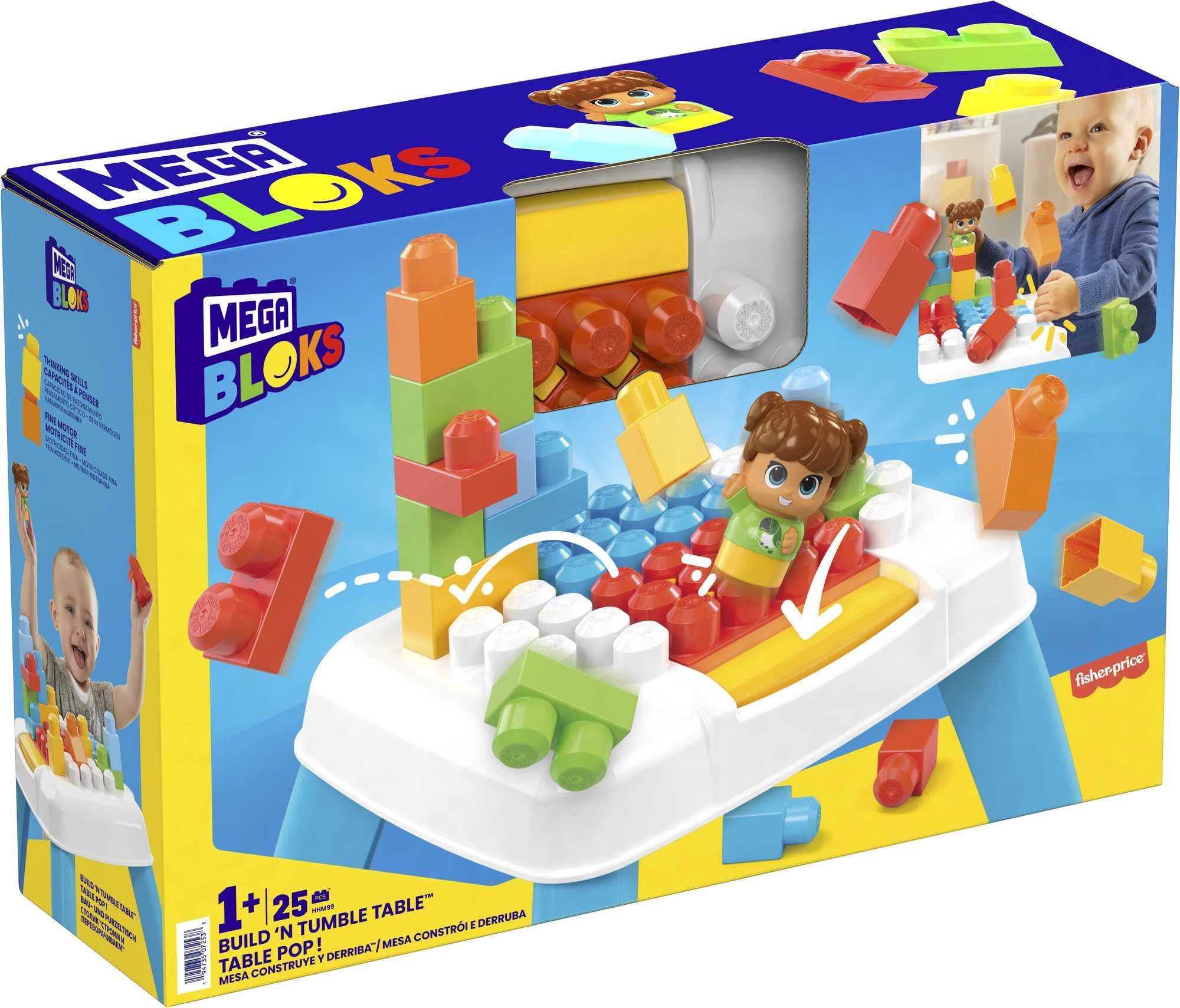 Foto 6 | Bloques de Construcción Mega Bloks Fisher-Price Build N Tumble  - Venta Internacional