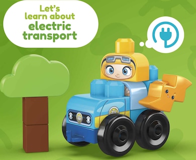 Foto 5 | Set De Juguetes Mega Bloks Fisher-price Toddler Blocks Green Town - Venta Internacional.