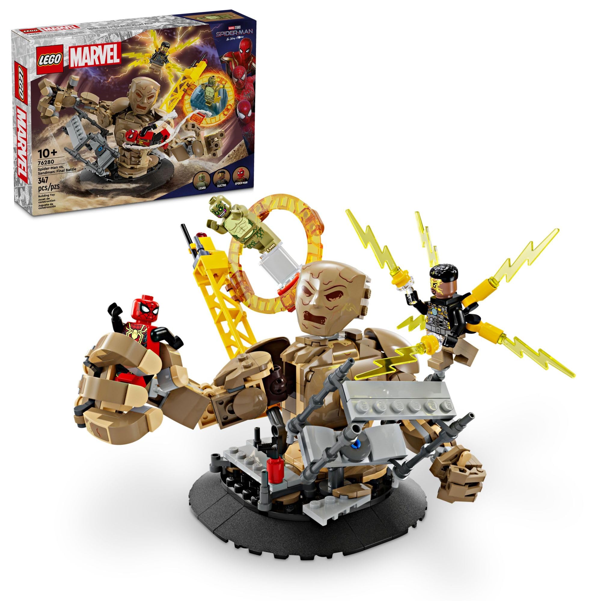 Foto 1 | Set De Juguetes De Construcción Lego Marvel Spider-man Vs. Sandman 76280 - Venta Internacional.