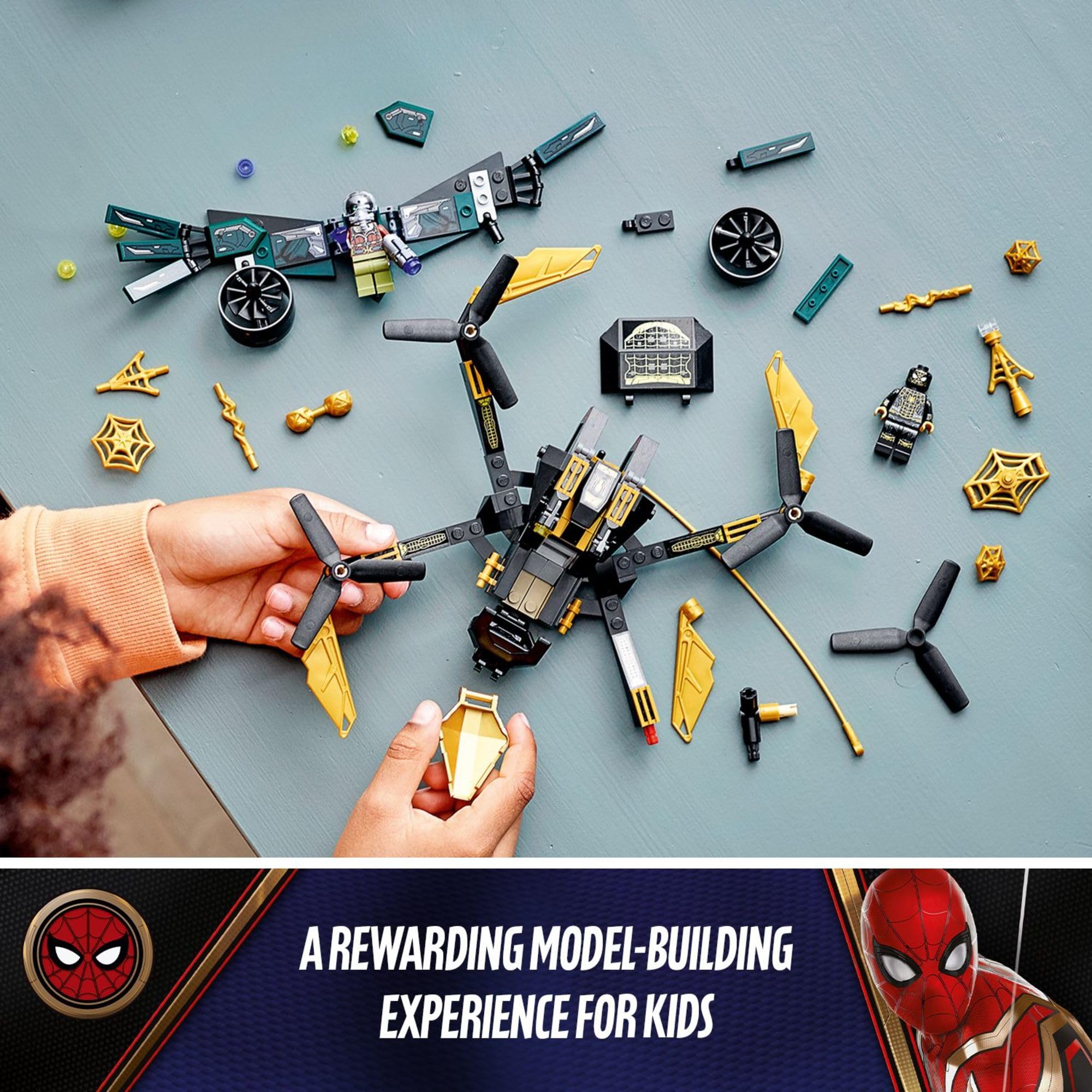 Foto 4 pulgar | Kit De Construcción Lego Marvel Spider-man's Drone Duel 76195 - Venta Internacional.