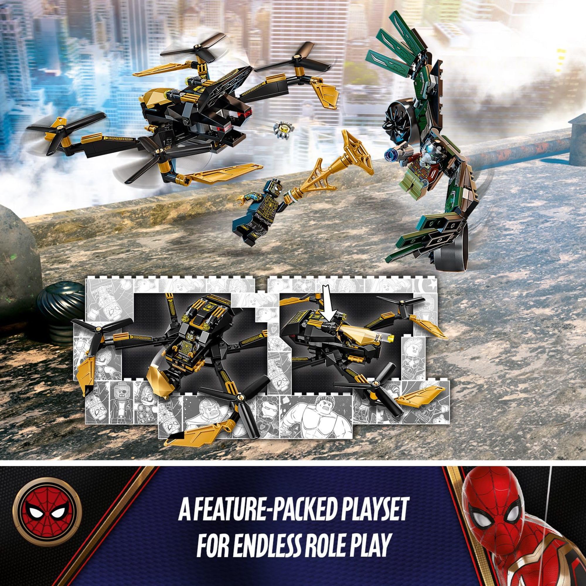 Foto 5 | Kit De Construcción Lego Marvel Spider-man's Drone Duel 76195 - Venta Internacional.