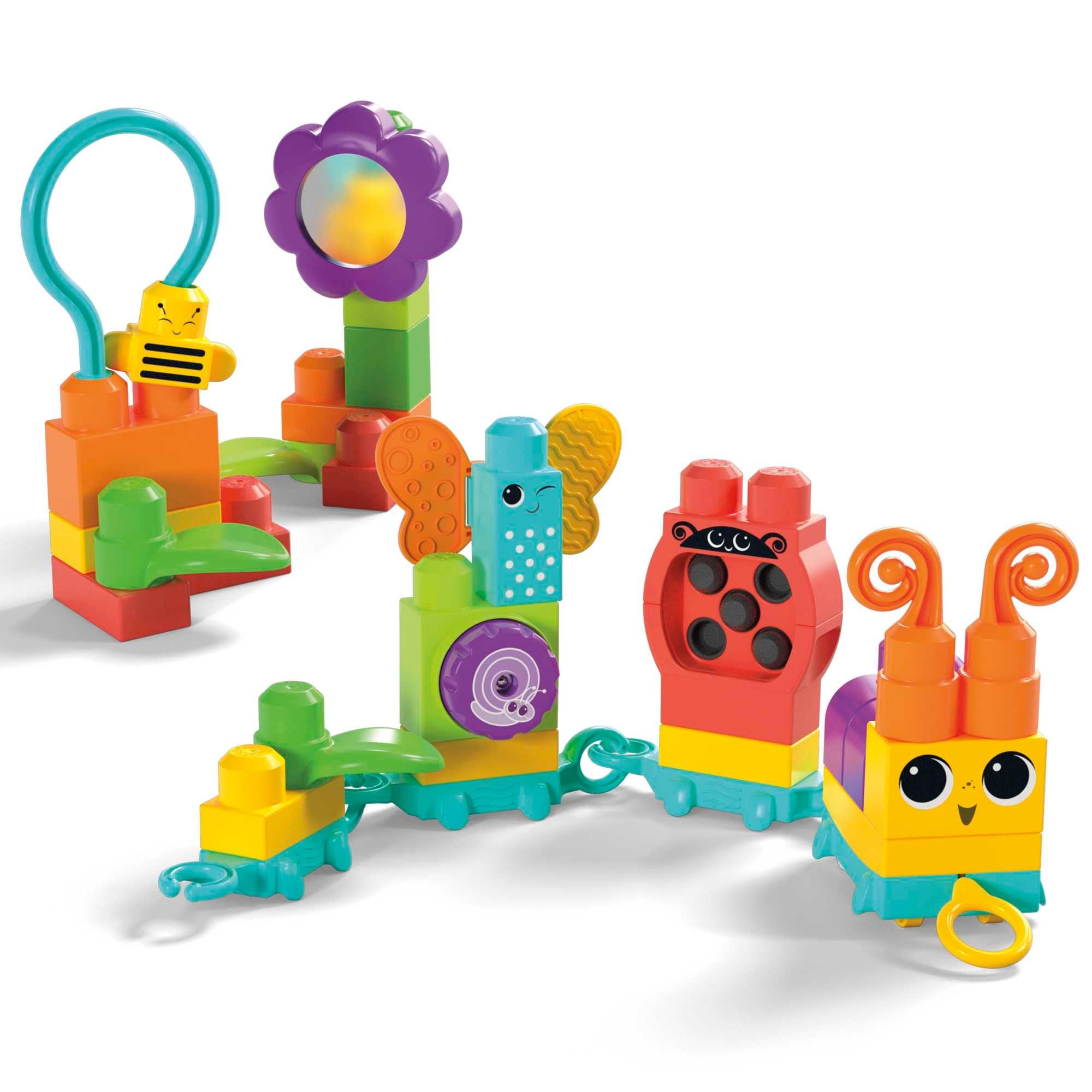 Foto 6 pulgar | Juego De Juguetes Building Blocks Mega Bloks Move 'n Groove Caterpillar Train, 24 Piezas, Más De 1 Año - Venta In