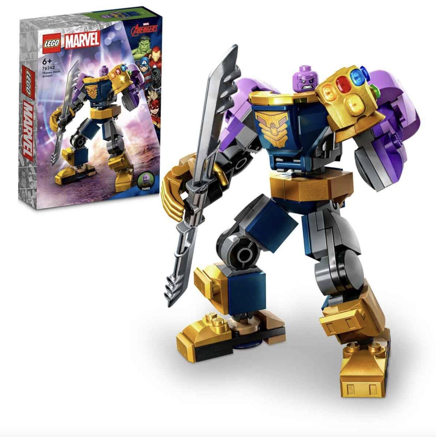 Foto 2 pulgar | Juguete de Construcción Lego Marvel Mechanical Thanos Armor 76242 - Venta Internacional