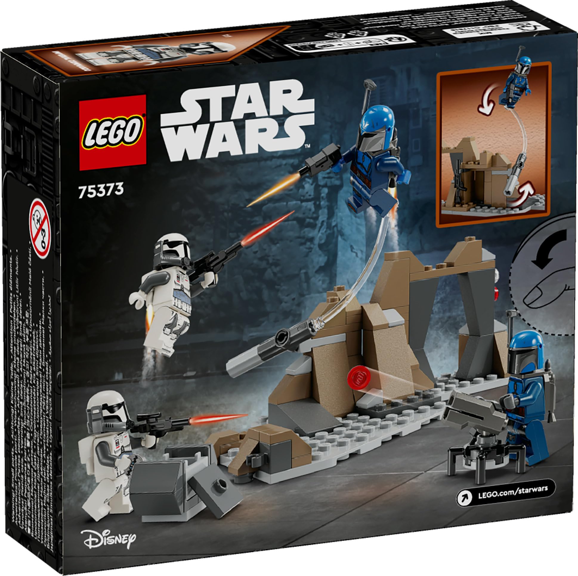 Foto 2 pulgar | Lego Star Wars 75373 Emboscada en Mandalore - Venta Internacional